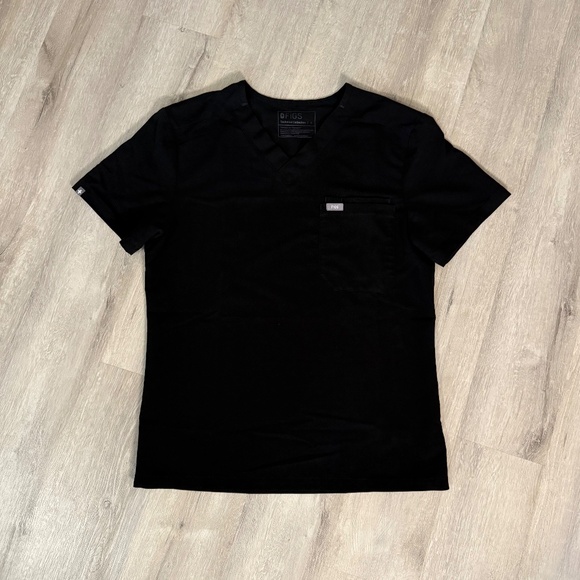 FIGS Women’s Black High Waisted Zamora Jogger & Casma two pocket Scrub top Small - Picture 9 of 13